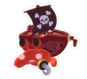 Pirate Hermit Crab Sticker купить