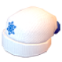 White Winter Hat