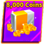 8,000 Coins