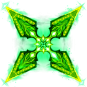 Green Ninja Star