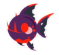 Dracula Fish Sticker