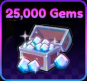 25,000 Gems