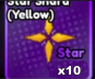 10 Star Shard (Yellow) купить