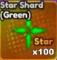 100 Star Shard (Green)