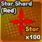 100 Star shard (Red)