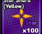 100 Star Shard (Yellow)