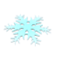 Snowflake Throwing Disc