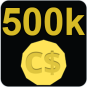 500.000 (500K) C$ купить