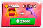 25000 Tokens + Halberd купить