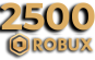 2500 Robux купить