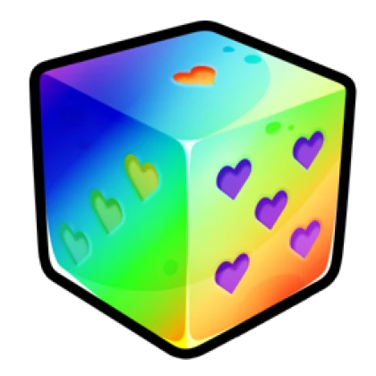 Rainbow Board Game Dice