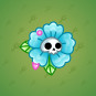 Skull Flower #3772