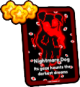 Huge Nightmare Dog Card