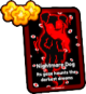 Huge Nightmare Dog Card