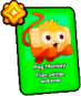 Pog Monkey Card