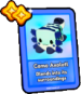 Camo Axolotl Card