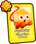 Pog Monkey Card