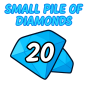 SMALL PILE OF DIAMONDS