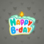 B-Day Candle #182902