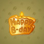 B-Day Candle #96140