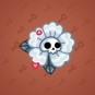 Skull Flower #7419