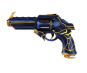 Blue Rhinestone Gun