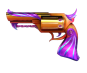 Purple & Gold Mermaid Gun