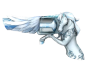 White Ice Pegasus Gun