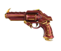 Red Rhinestone Gun