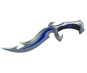 Blue Dragonfire Knife