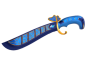 Blue Flutter Knife