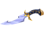 Blue Rhinestone Knife
