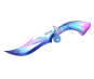 Pink & Blue Mermaid Knife