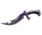 Purple Dragonfire Knife