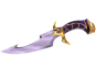 Purple Rhinestone Knife