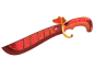 Red Flutter Knife