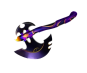 Purple & Orange Fang Axe