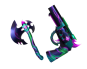 Green & Purple Fang Set