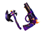 Purple & Orange Fang Set