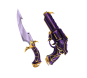 Purple Rhinestone Set