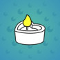 Love Candle #19358