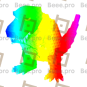 Rexosaurus Hatcherini (Rainbow)