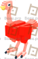 Ostrich (Fire)
