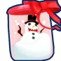 Festive Snow Jar