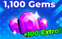 1100 + 100 гемов