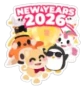 NYE 2026 Sticker