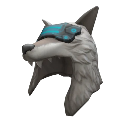 Cyberpunk Wolf Hat