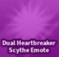 Dual Heartbreaker Scythe Emote