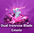 Dual Ironrose Blade Emote
