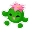 Joyful Cactus Friend Sticker